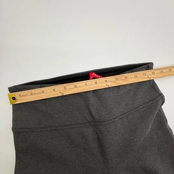 SPANX High Waisted Tall Leggings Charcoal Grey M/M - Picture 7 of 8